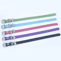 Accessoires pour animaux de compagnie en gros Fashion Rhinestones boucle en cuir Pet Dog Collar